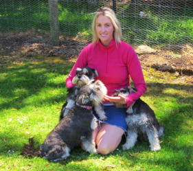 Leah & Schnauzer girls